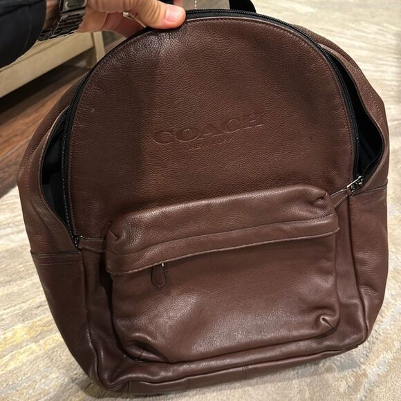 Coach Campus Leather Backpack Bag F72120 in Mahogany in GUC no major check pics - Picture 1 of 13